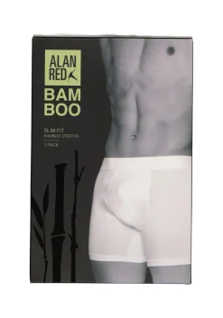 ALAN RED boxershort Bomber bamboo (1-pack), wit
