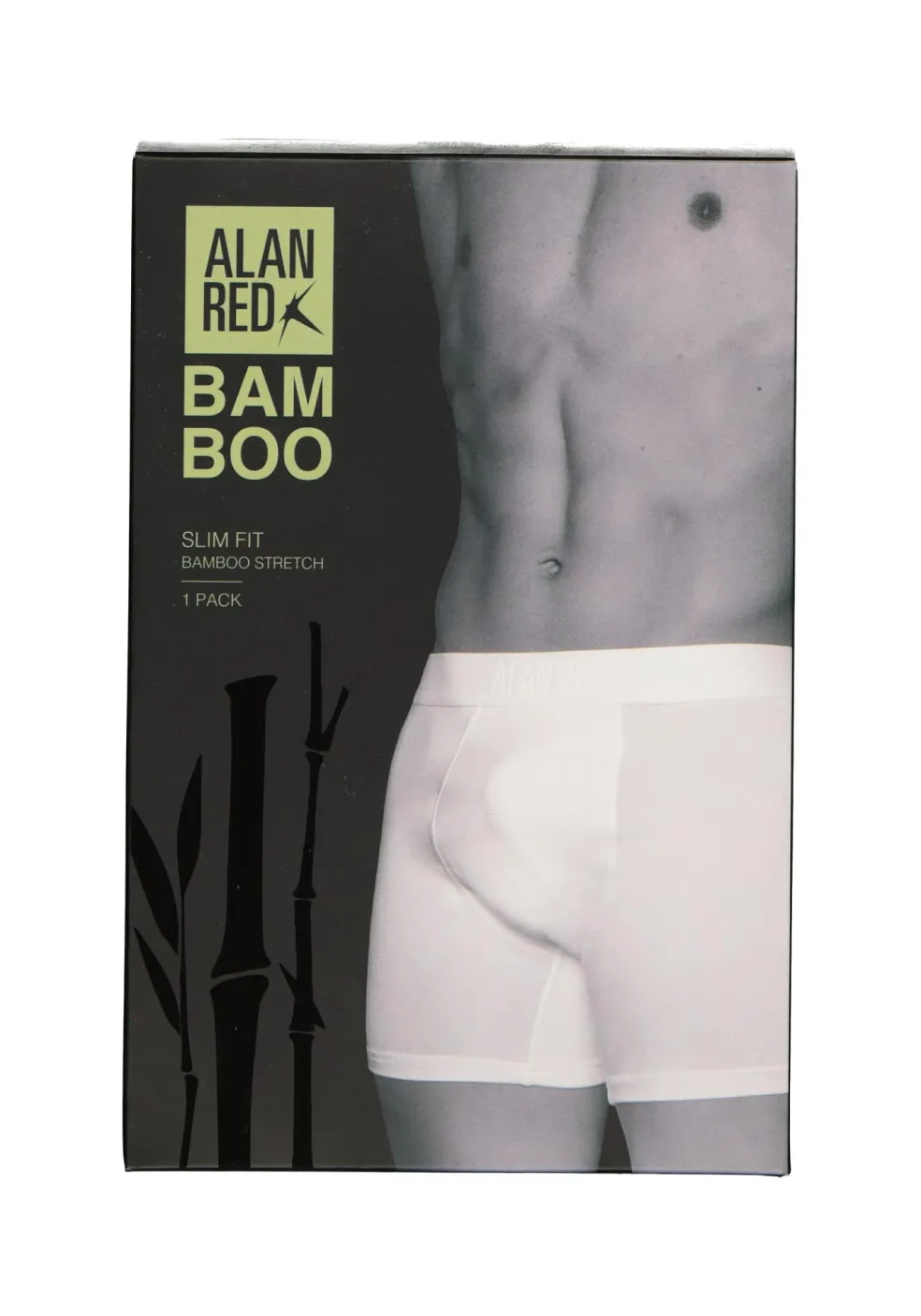 ALAN RED boxershort Bomber bamboo (1-pack), wit