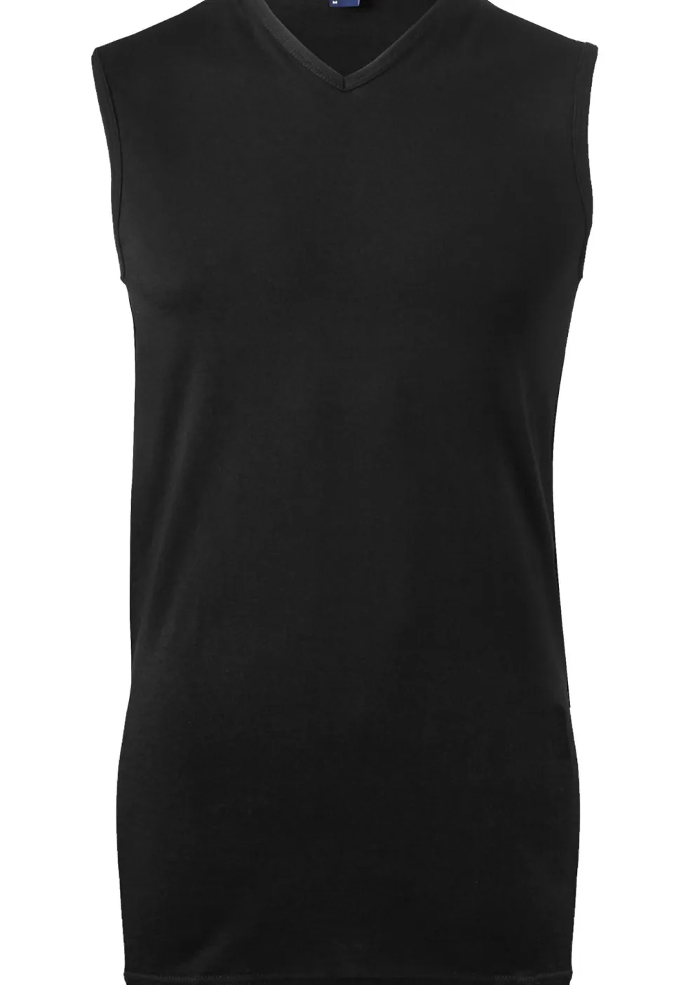 ALAN RED singlets Minto (2-pack), V-hals, zwart