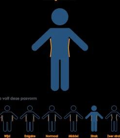 ALAN RED T-shirt Baltimora bamboo (1-pack), V-hals stretch, blauw