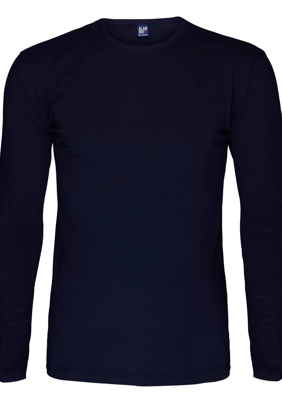 ALAN RED T-shirt Olbia (1-pack), O-hals lange mouw stretch, blauw