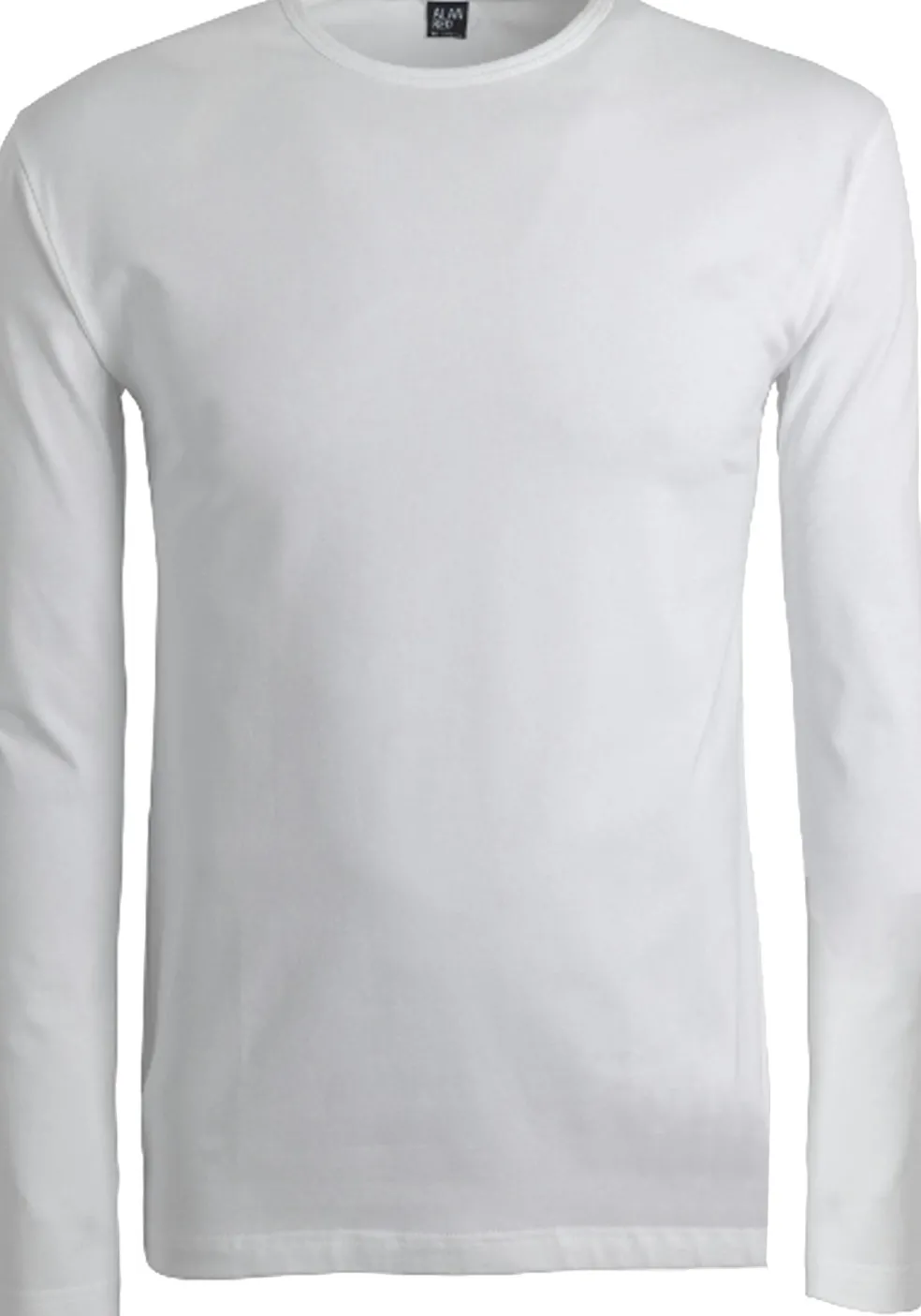 ALAN RED T-shirt Olbia (1-pack), O-hals lange mouw stretch, wit