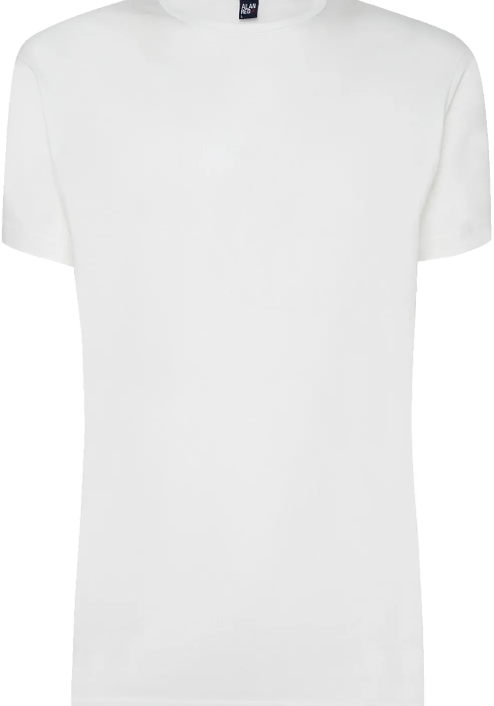 ALAN RED T-shirts Derby (2-pack), O-hals, wit en antraciet grijs