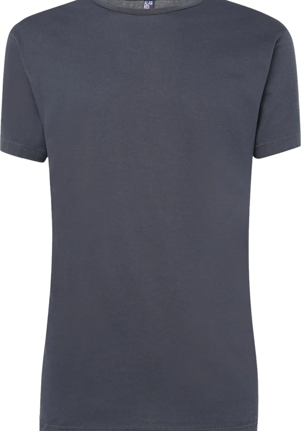 ALAN RED T-shirts Derby (2-pack), O-hals, wit en antraciet grijs