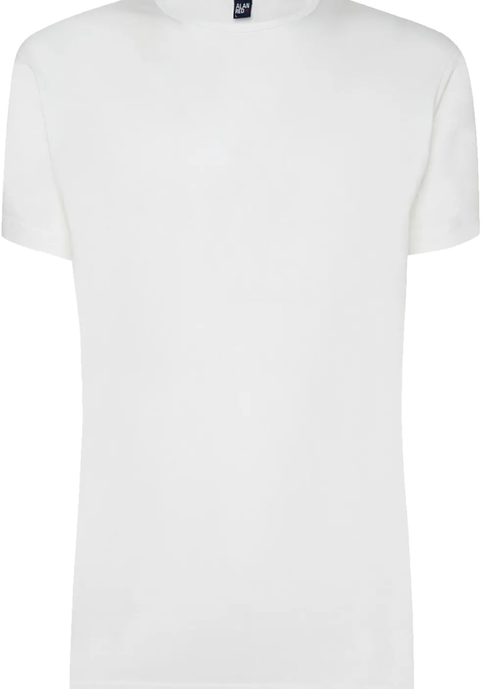 ALAN RED T-shirts Derby (2-pack), O-hals, wit en denim blauw