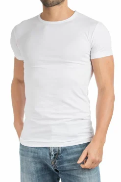 ALAN RED T-shirts Ottawa (2-pack), O-hals stretch, wit