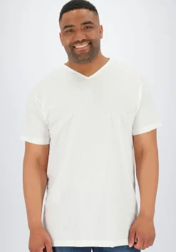 ALAN RED T-shirts Vermont (2-pack), V-hals, wit