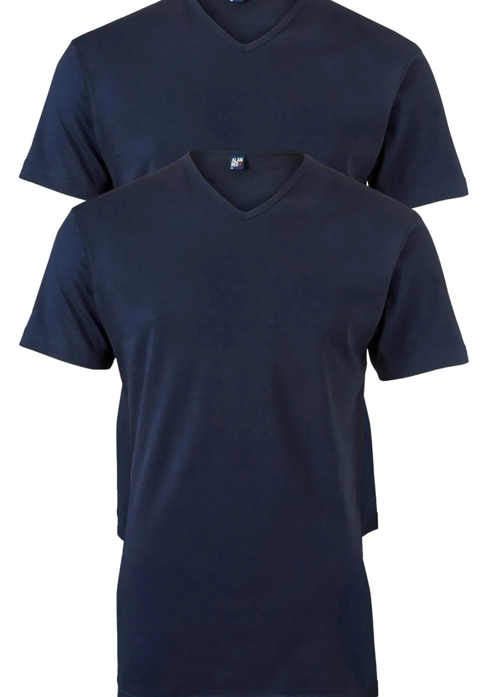ALAN RED T-shirts Vermont (2-pack), donkerblauw