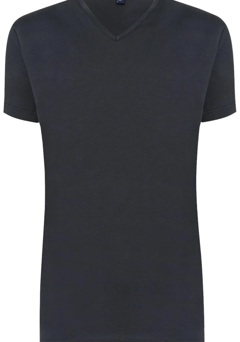 ALAN RED T-shirts Vermont (2-pack), V-hals, wit en antraciet grijs