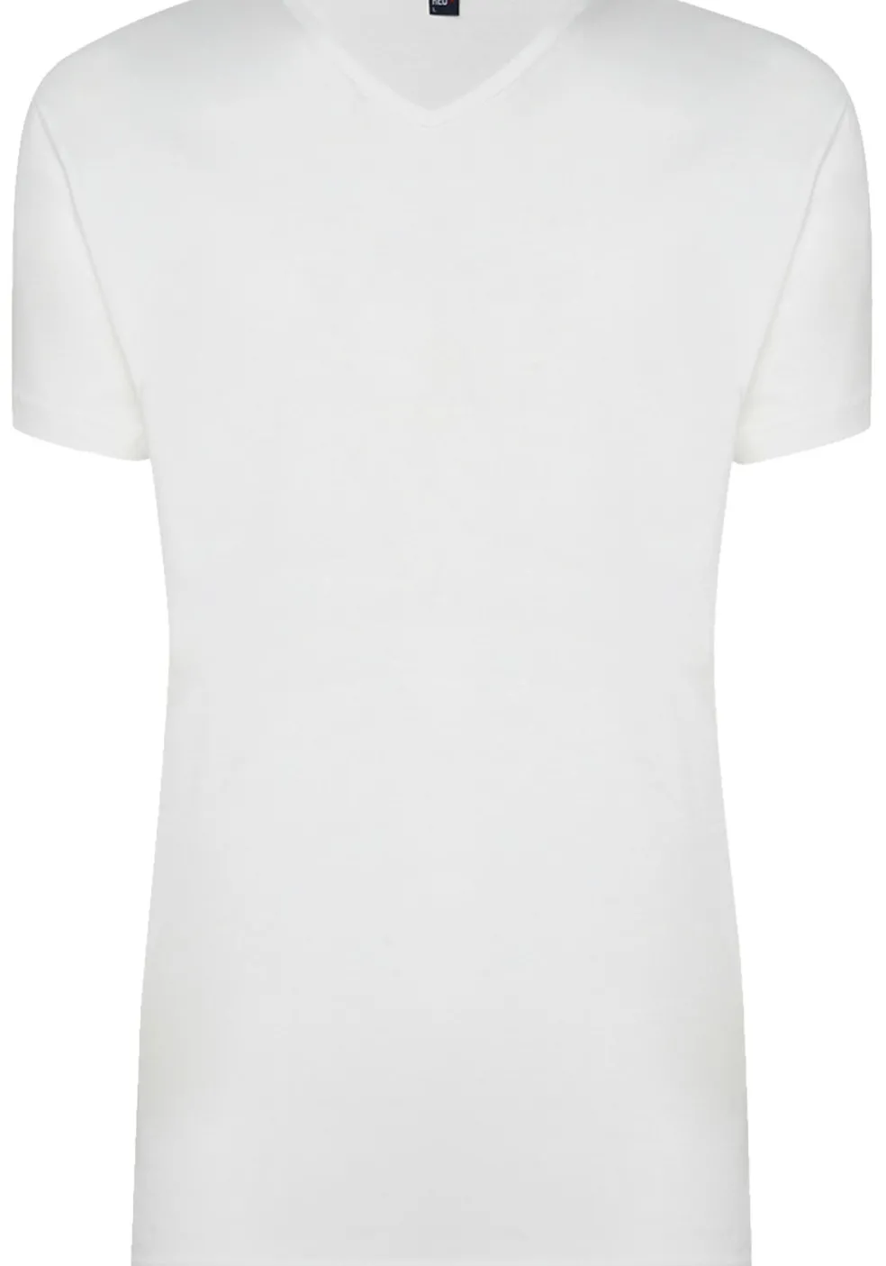 ALAN RED T-shirts Vermont (2-pack), V-hals, wit en antraciet grijs