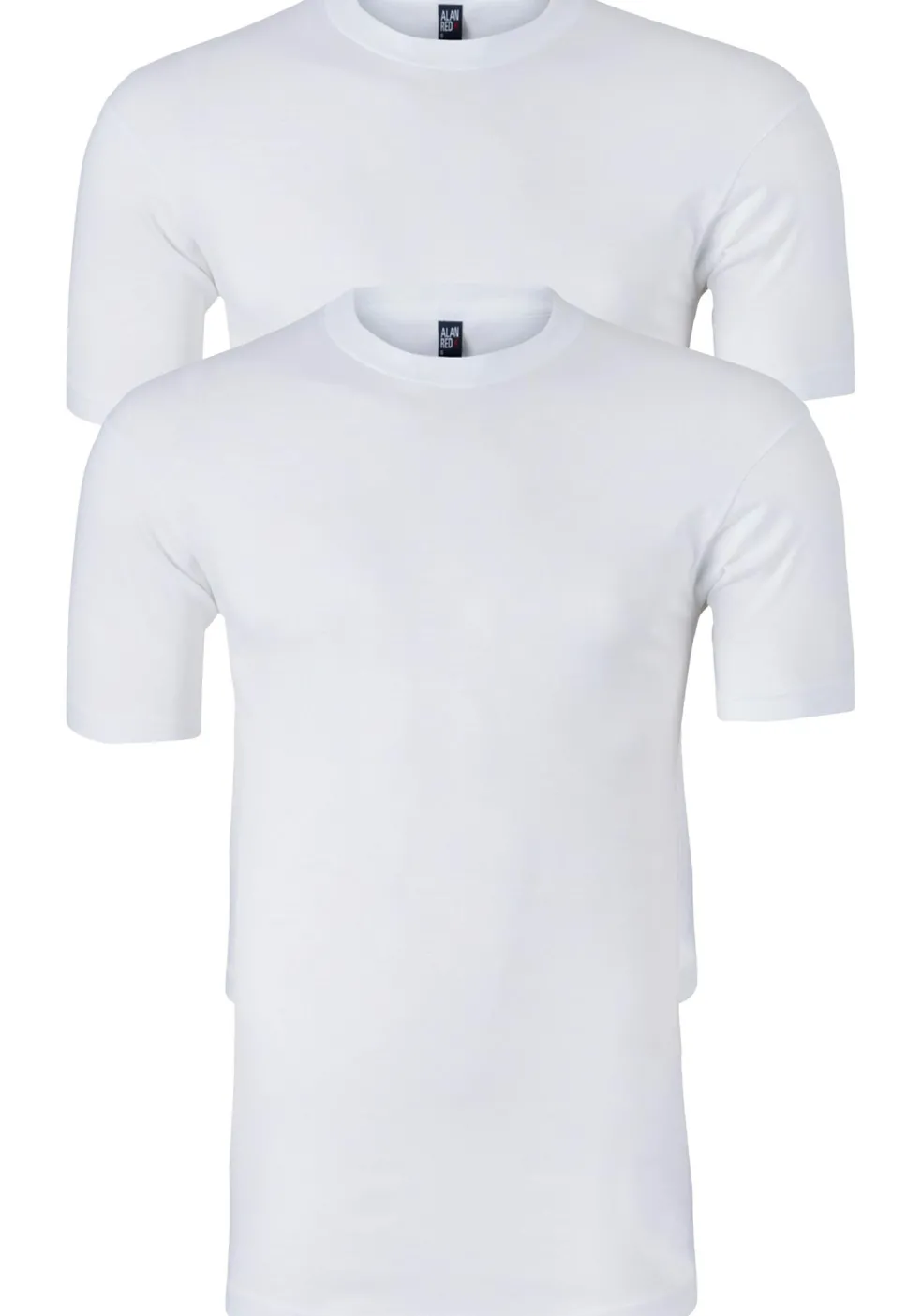 ALAN RED T-shirts Virginia (2-pack), O-hals, wit