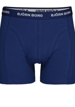 Bjorn Borg boxershorts Essential (3-pack), heren boxers normale lengte, blauw Total Eclipse