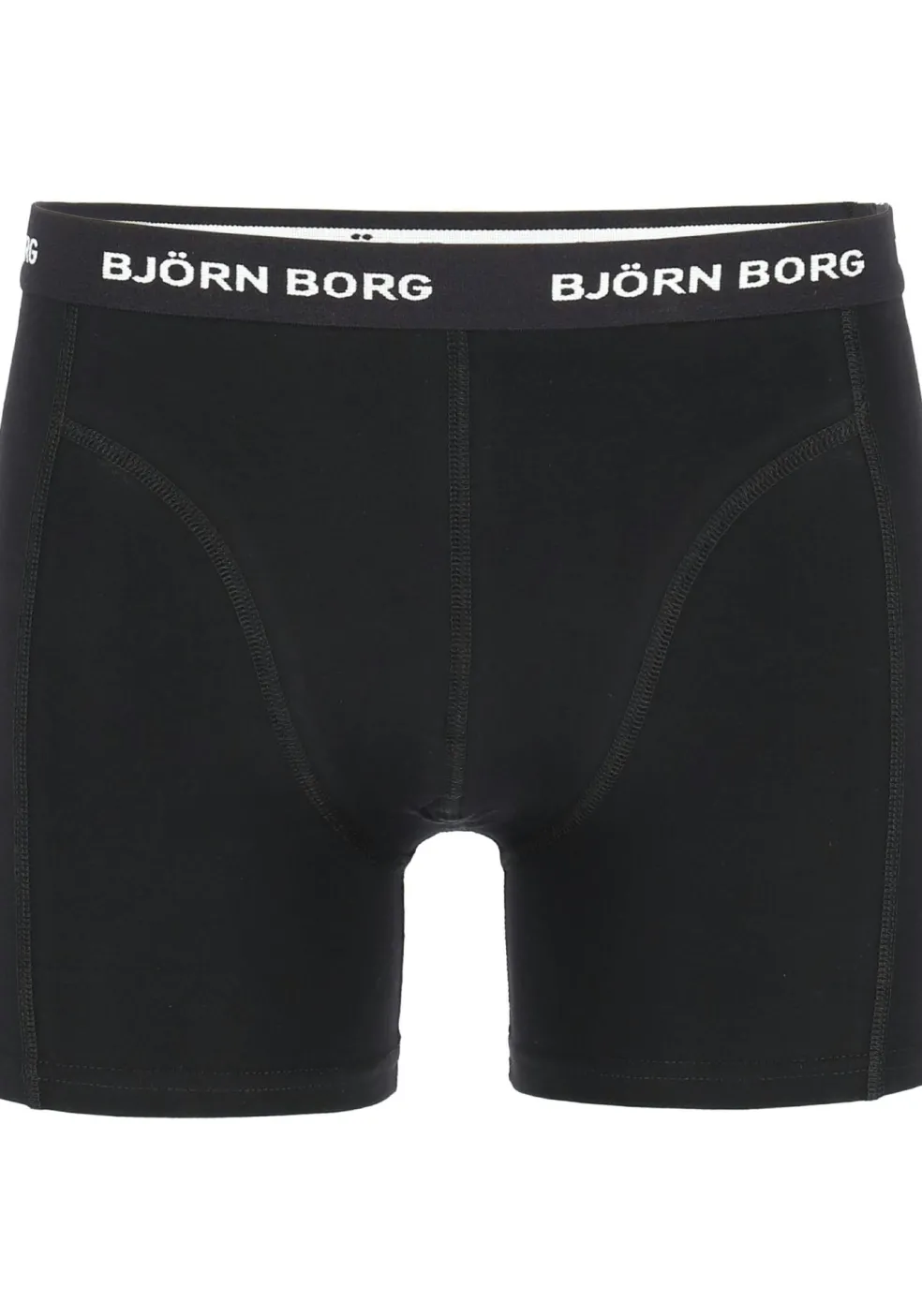 Bjorn Borg boxershorts Essential (3-pack), heren boxers normale lengte, zwart Black beauty