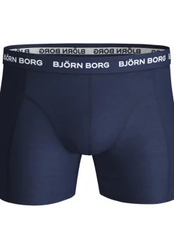 Bjorn Borg boxershorts Essential (3-pack), heren boxers normale lengte, blauw Total Eclipse