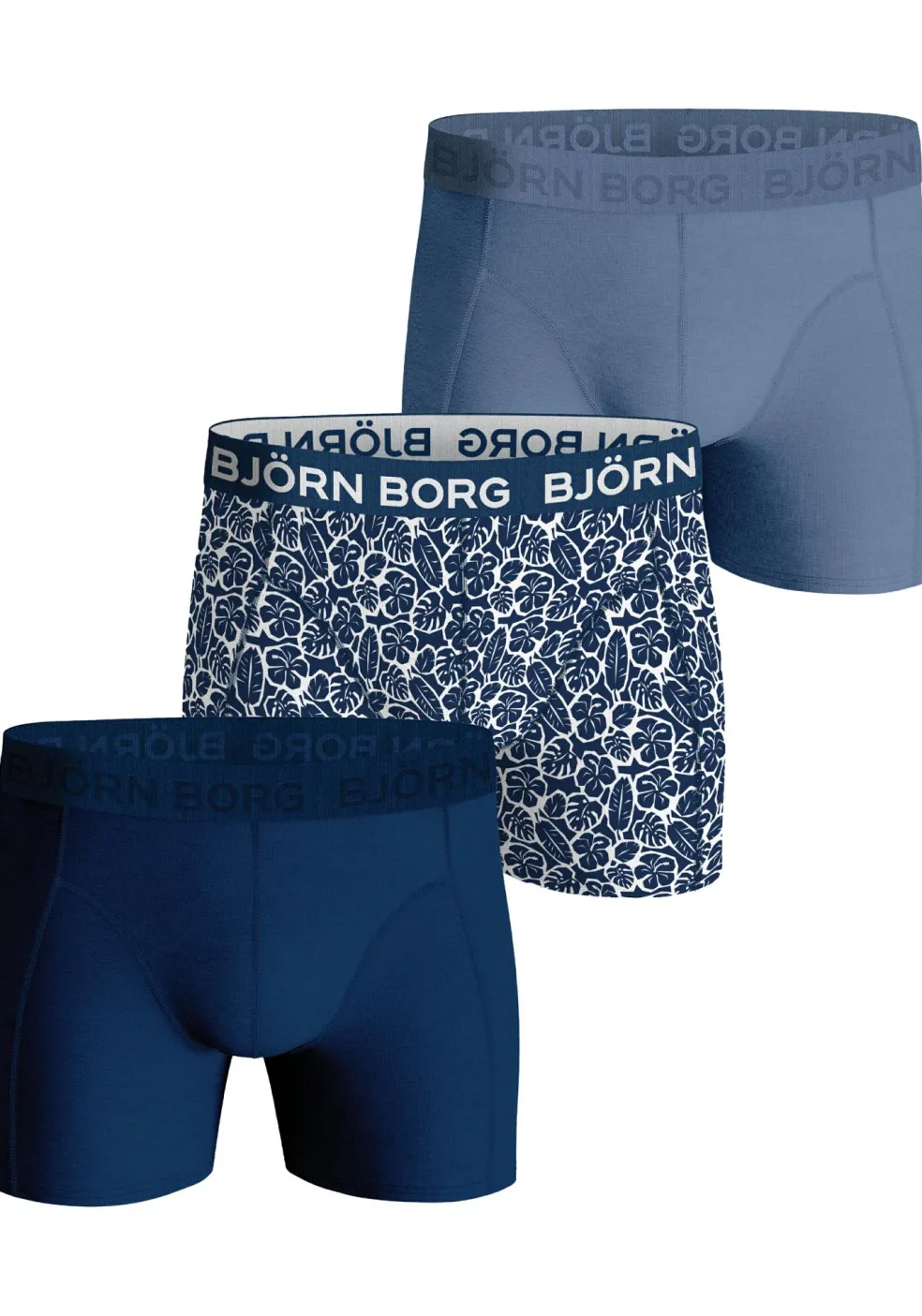 Bjorn Borg Cotton Stretch boxers, heren boxers normale lengte (3-pack), multicolor