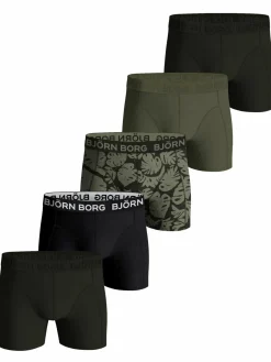 Bjorn Borg Cotton Stretch boxers, heren boxers normale lengte (5-pack), multicolor