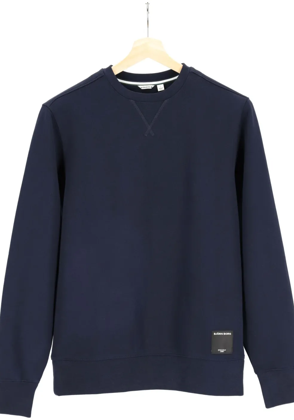 Bjorn Borg crew neck sweater, heren sweatshirt dik, blauw
