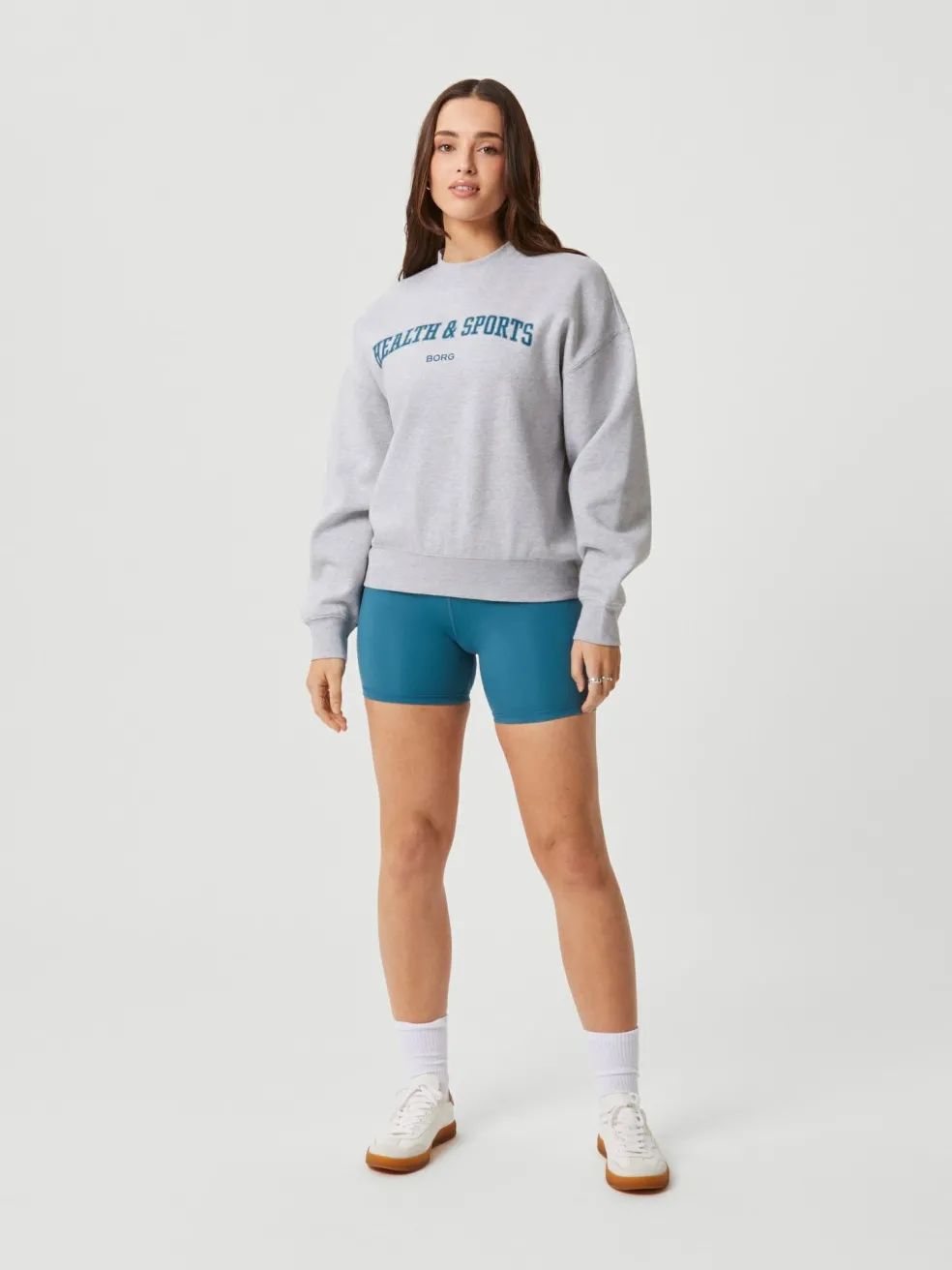 Bjorn Borg dames Studio oversized crew, grijs