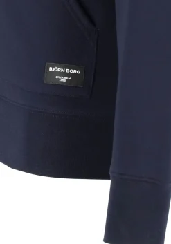 Bjorn Borg hoodie jacket, heren sweatvest dik, blauw