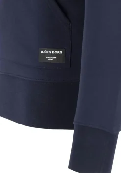 Bjorn Borg hoodie sweatshirt, heren trui met capuchon dik, blauw