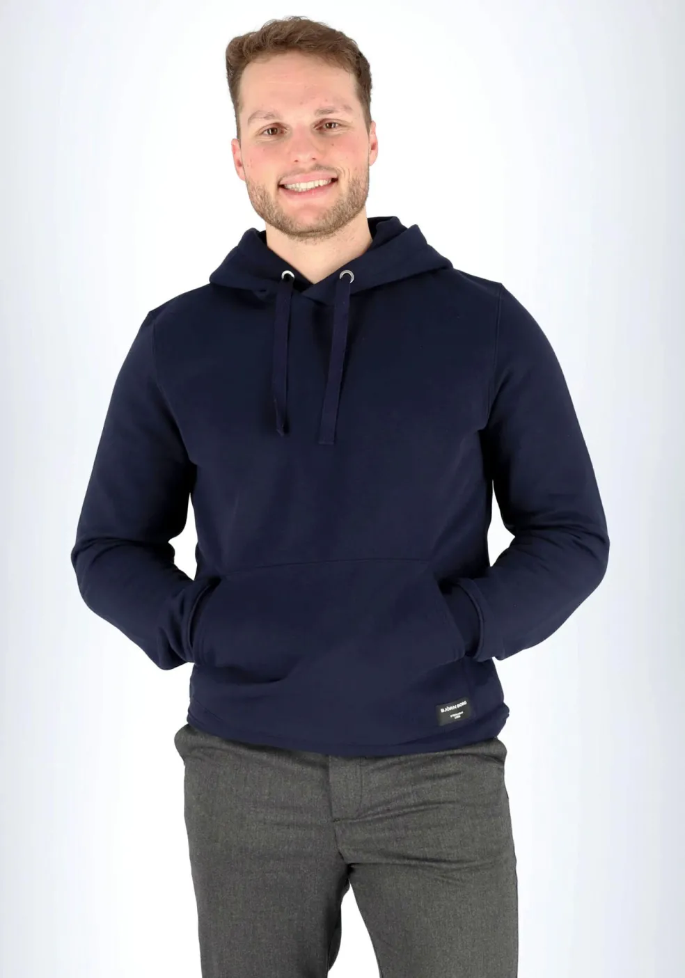 Bjorn Borg hoodie sweatshirt, heren trui met capuchon dik, blauw