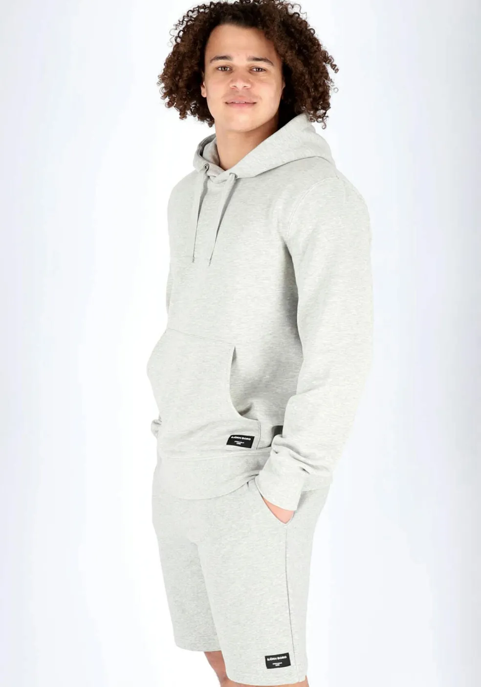 Bjorn Borg, korte joggingbroek (dik), lichtgrijs melange