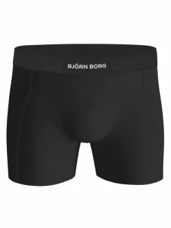Bjorn Borg Lyocell boxers, heren boxers normale lengte (2-pack), zwart en donkergroen