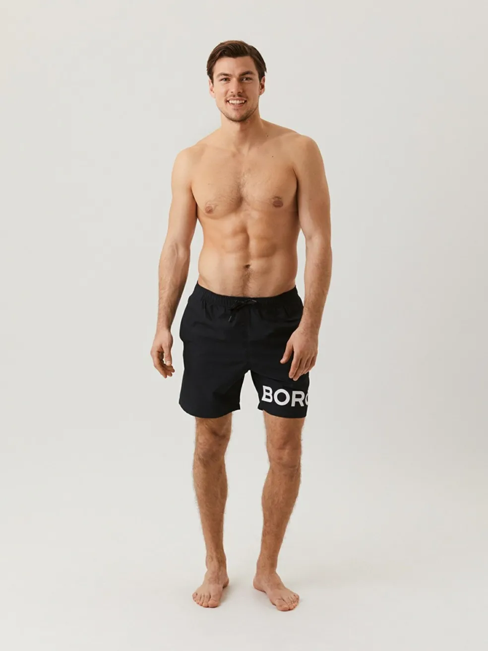 Bjorn Borg Swim Shorts, heren zwembroek, zwart