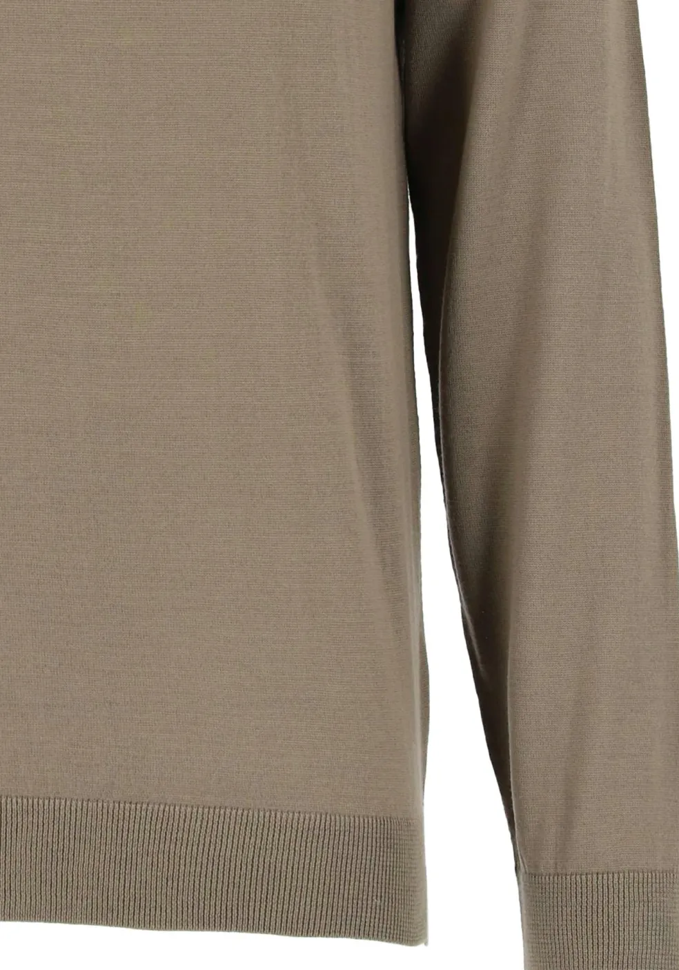 BOSS Bjarno regular fit trui wol, heren trui middeldik O-hals, groen