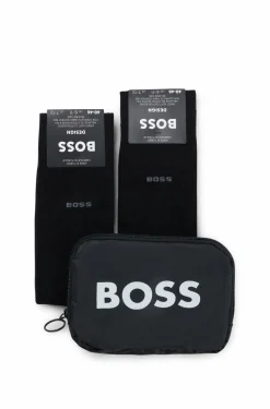 BOSS cadeauset herensokken (2-pack), zwart