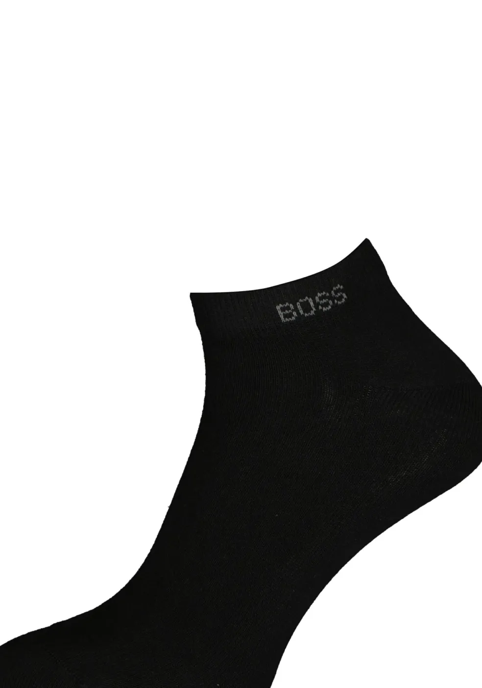 BOSS enkelsokken (2-pack), heren sneaker sokken katoen, zwart