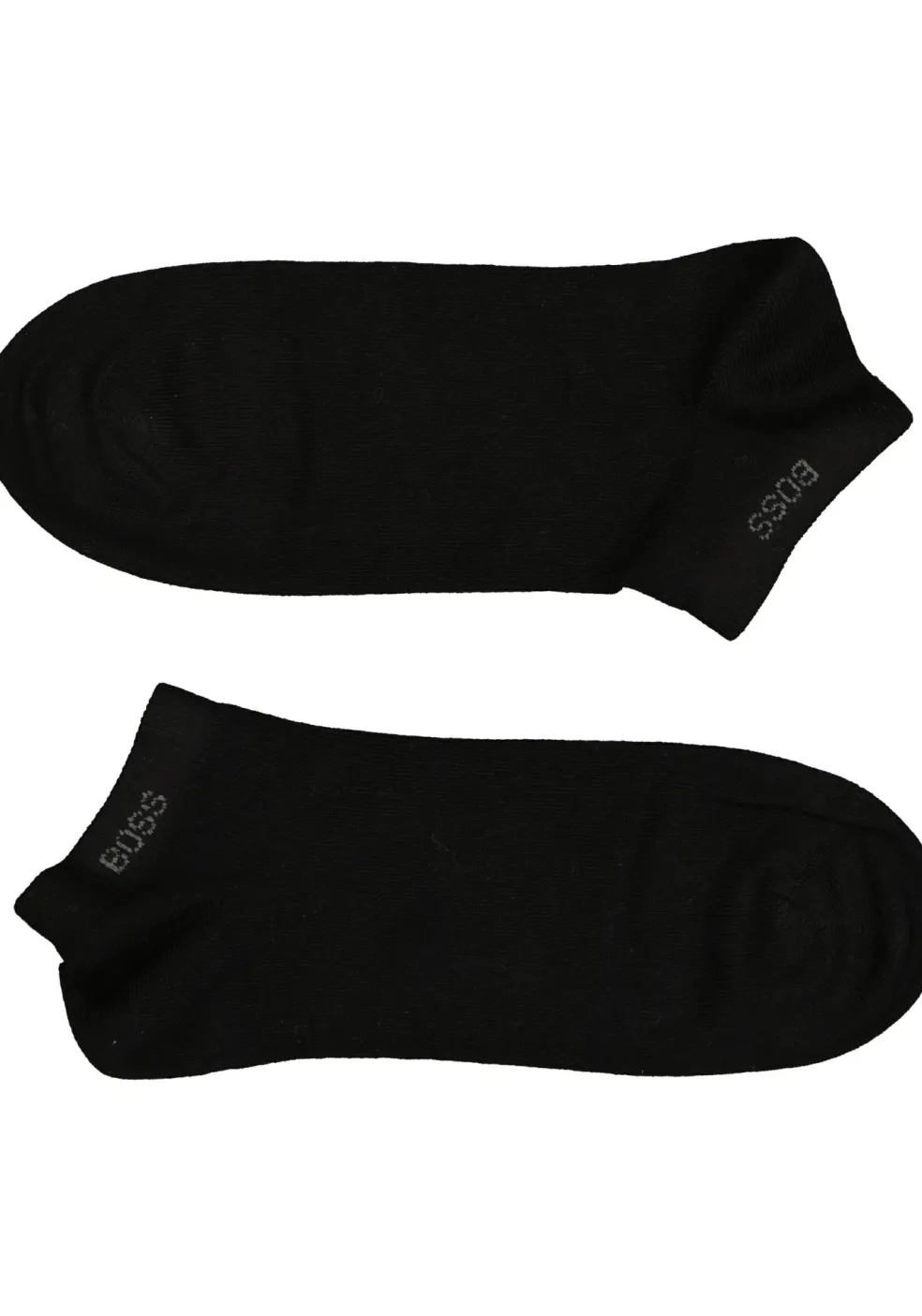 BOSS enkelsokken (2-pack), heren sneaker sokken katoen, zwart