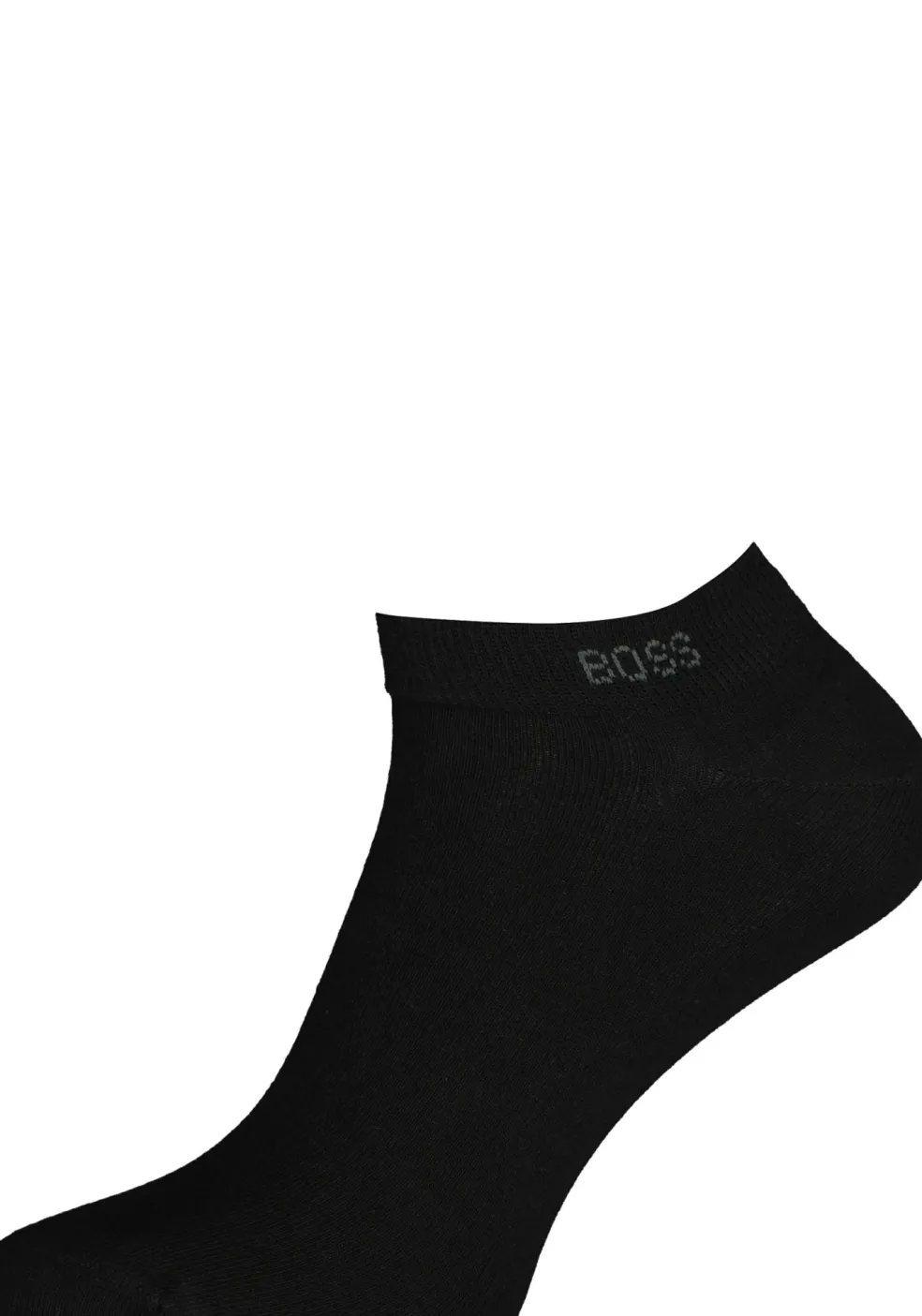 BOSS enkelsokken (2-pack), heren sneaker sokken katoen, zwart