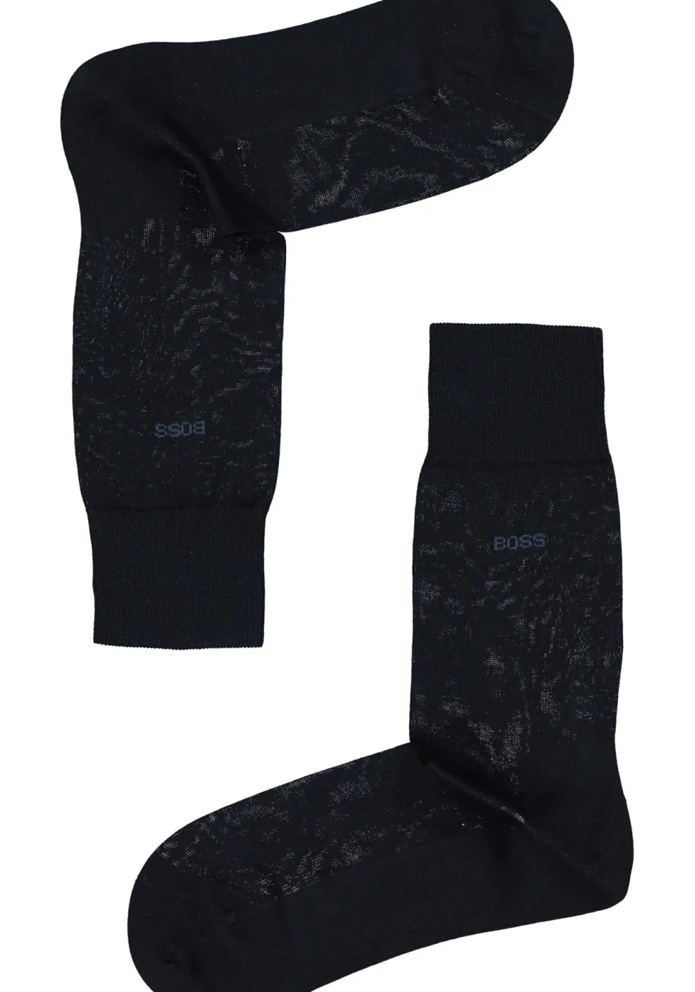BOSS George uni (1-pack), herensokken katoen, donkerblauw