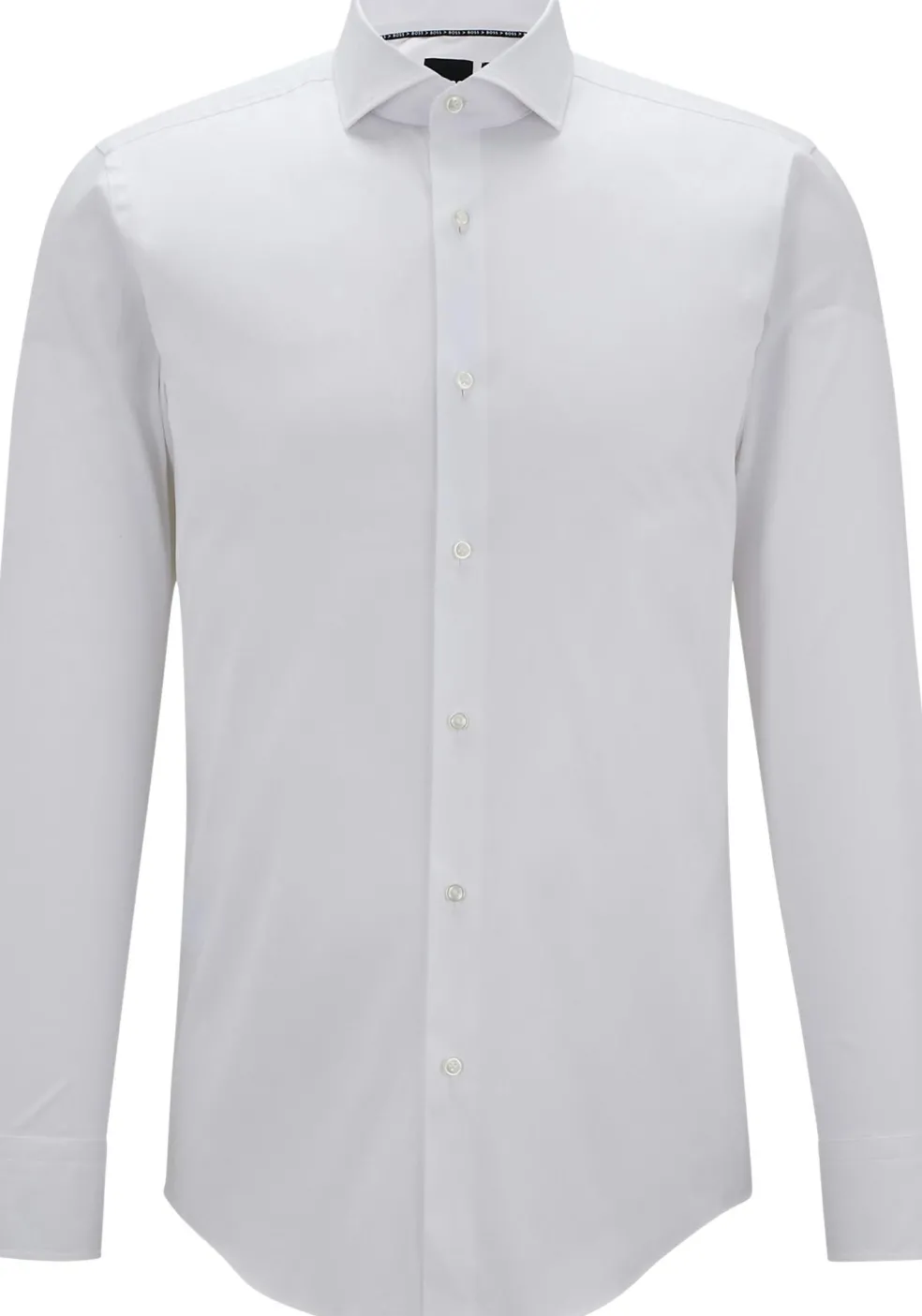 BOSS Hank slim fit overhemd, popeline, wit