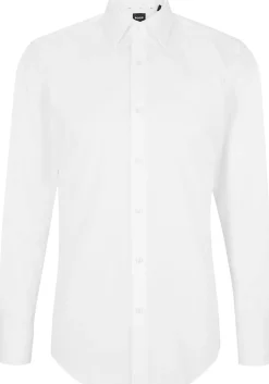 BOSS Hank slim fit overhemd, twill, wit