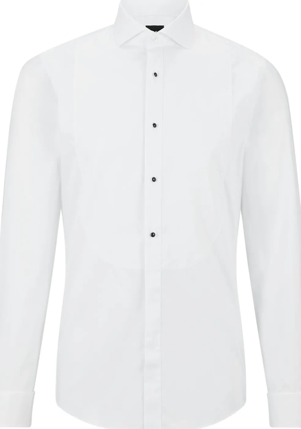 BOSS Hank slim fit smoking overhemd, popeline, wit