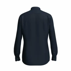 BOSS Hank-s slim fit overhemd, tricot, blauw