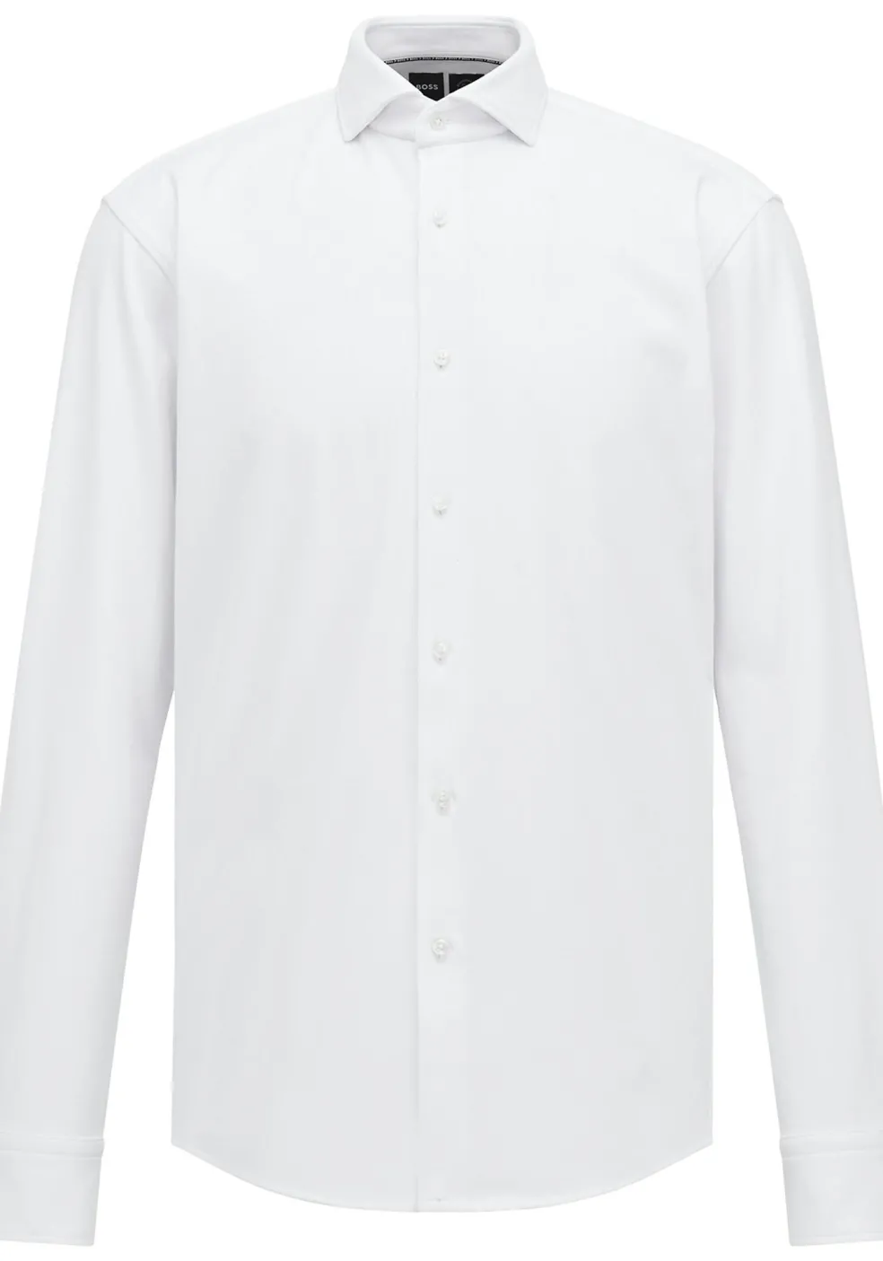 BOSS Joe regular fit overhemd, structuur, wit