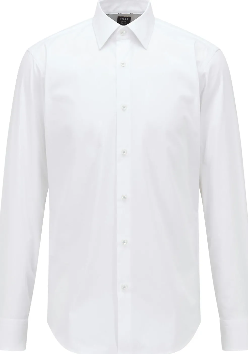 BOSS Joe regular fit overhemd, popeline, wit