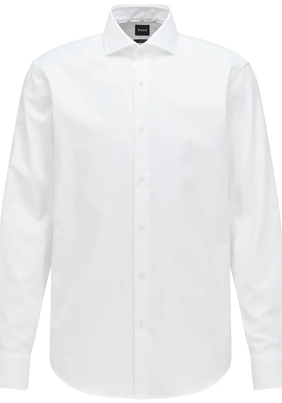 BOSS Joe regular fit overhemd, structuur, wit