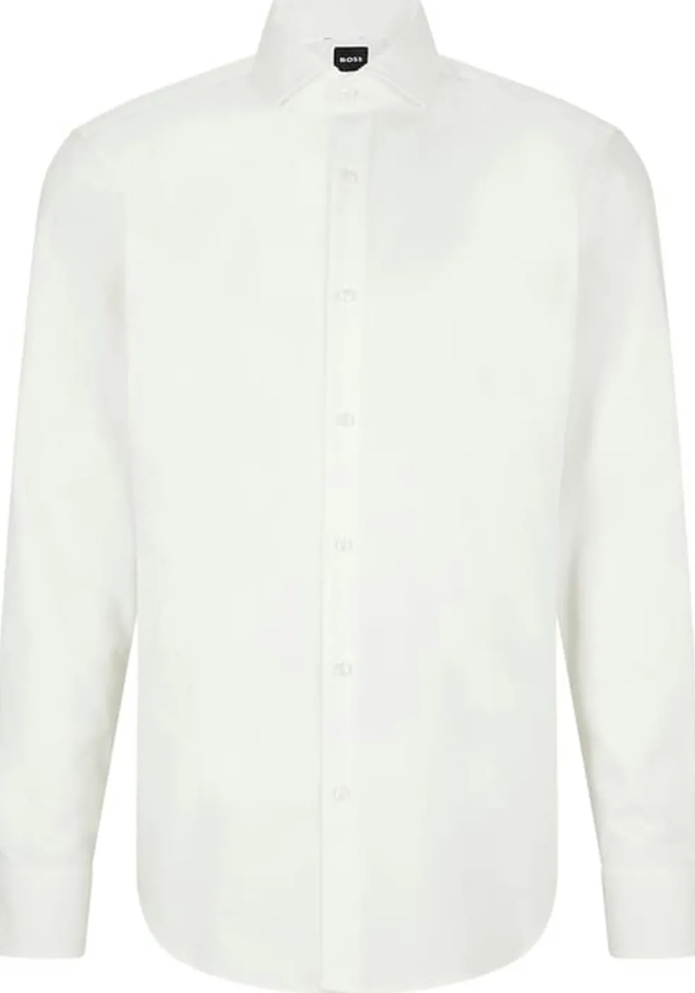 BOSS Joe regular fit overhemd, structuur, wit