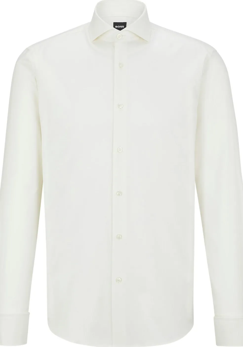 BOSS Joe regular fit smoking overhemd, twill, wit