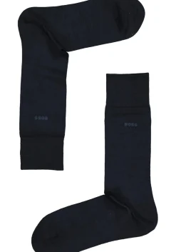 BOSS John uni (1-pack), herensokken wol met katoen, donkerblauw