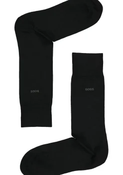 BOSS John uni (1-pack), herensokken wol met katoen, zwart