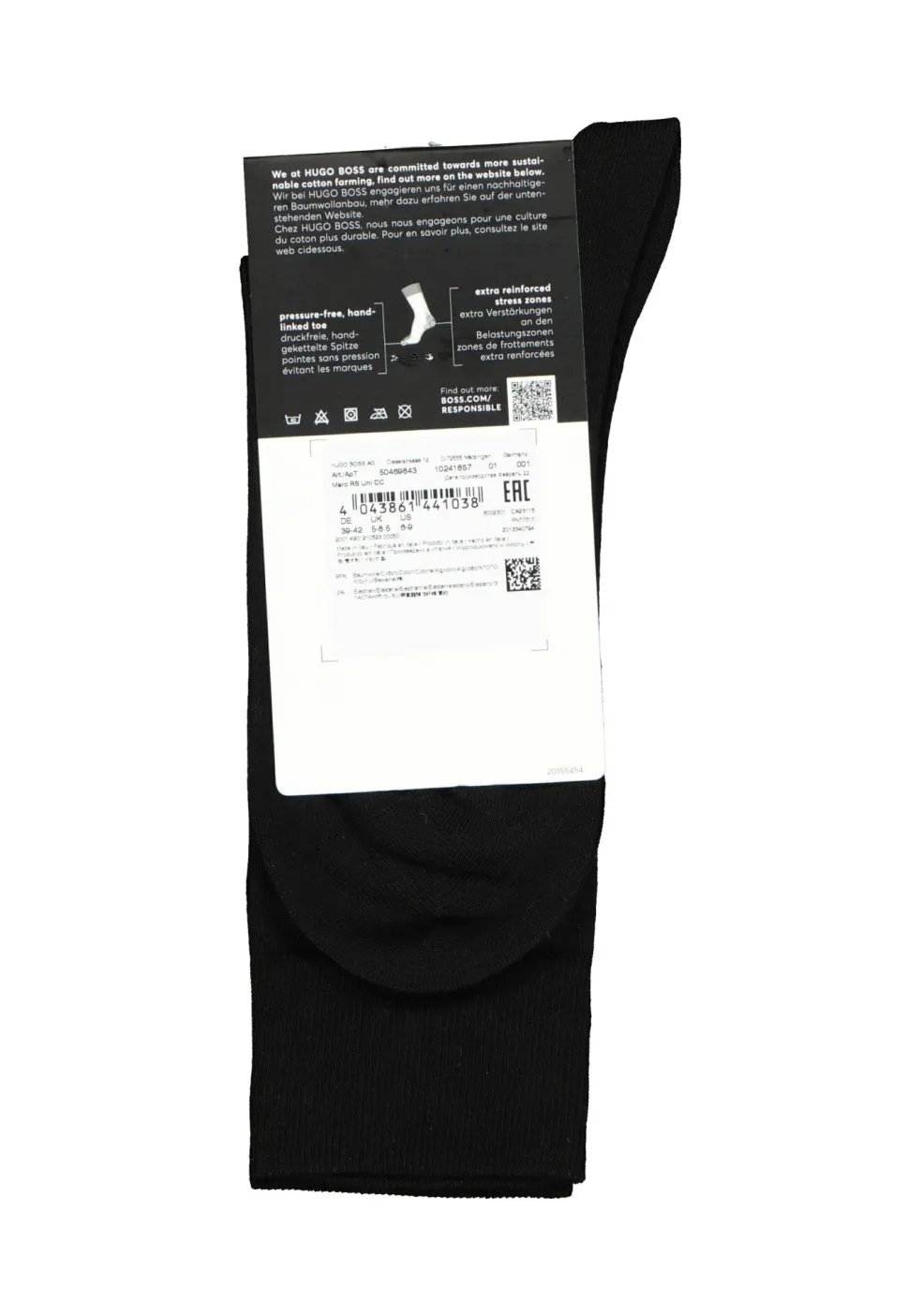 BOSS Marc uni (1-pack), herensokken katoen, zwart