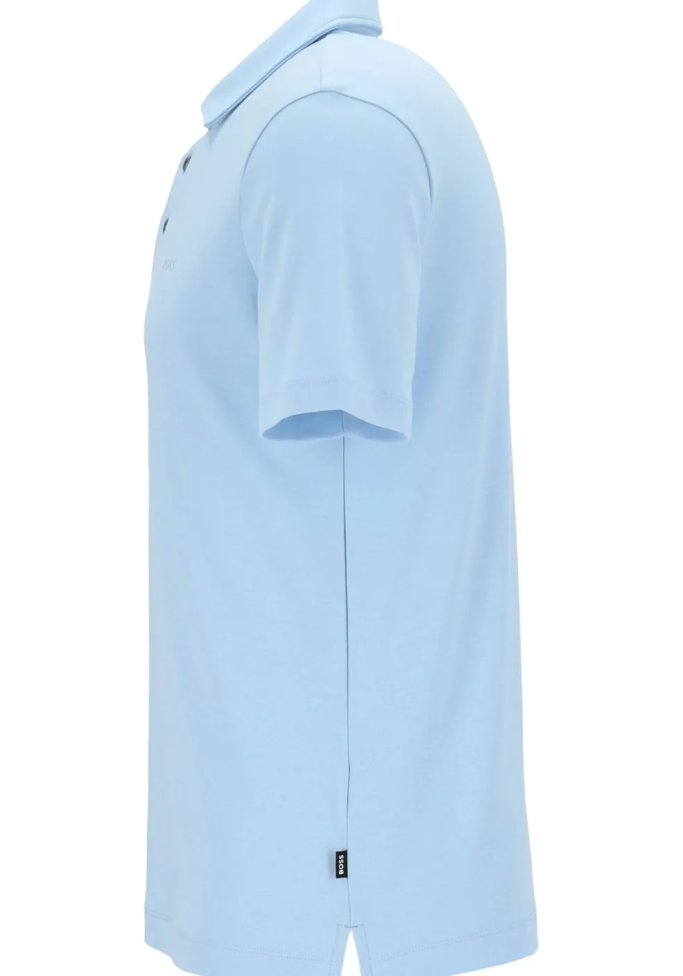 BOSS Palosh slim fit heren polo, pique, lichtblauw