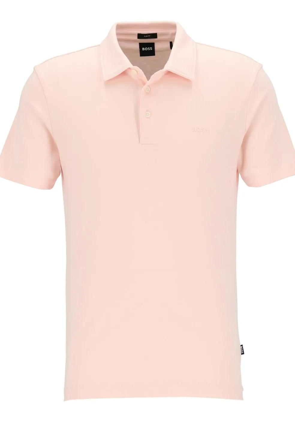 BOSS Palosh slim fit heren polo, pique, lichtroze