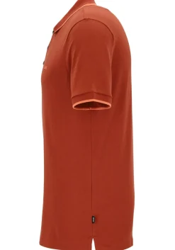 BOSS Parlay regular fit polo, pique, donker oranje