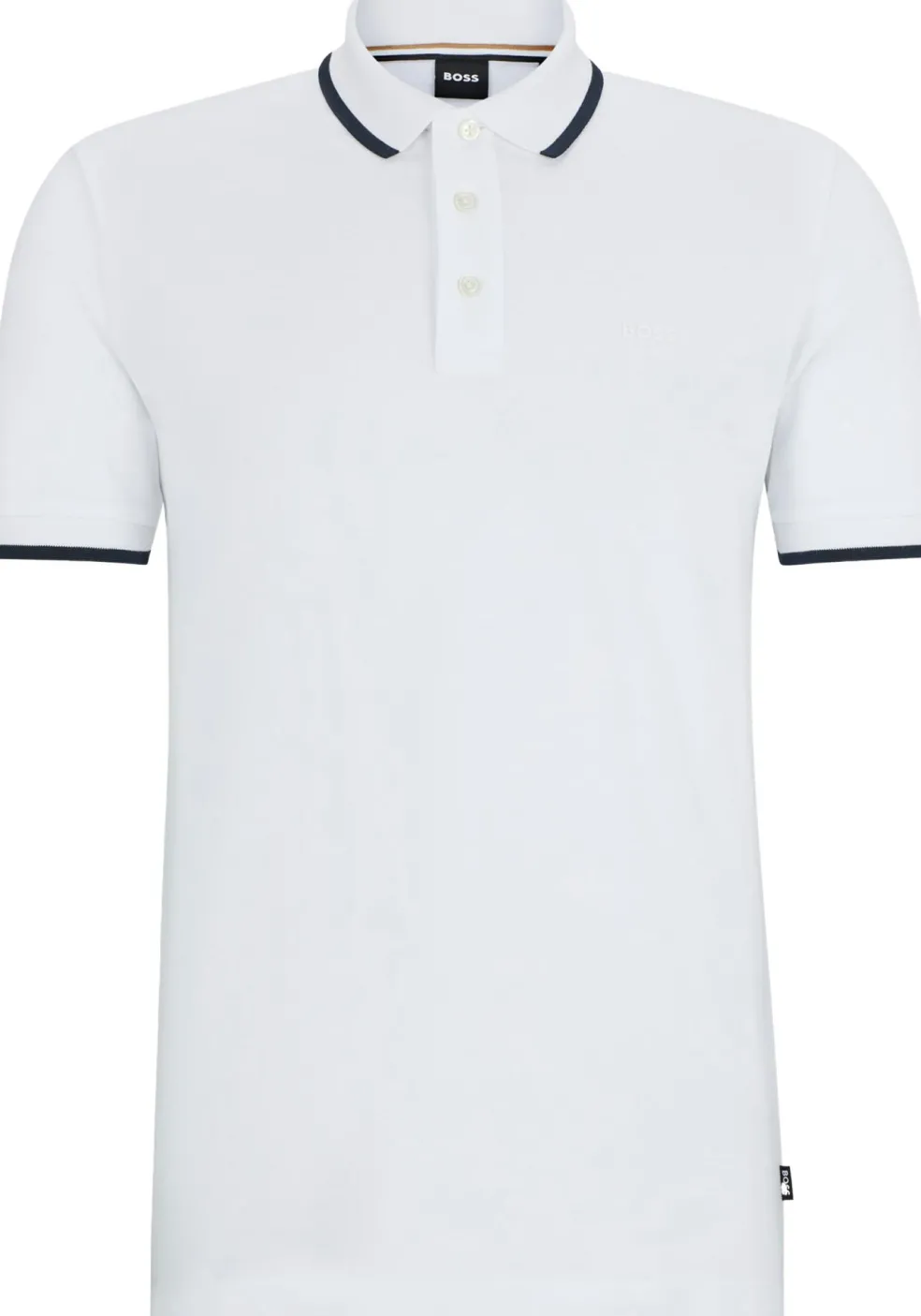 BOSS Parlay regular fit polo, pique, natuurlijk beige